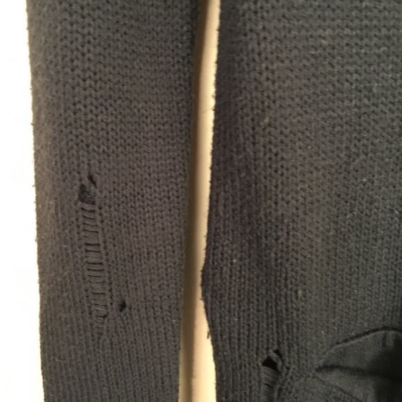 Distressed Navy Blue Cardigan Sz Small - Picture 8 of 10